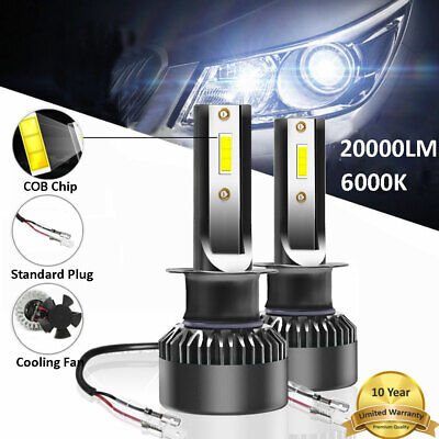 H1 110W COB LED Auto Scheinwerfer Birnen Lampen Headlight Kit Leucht Weiß 6000K