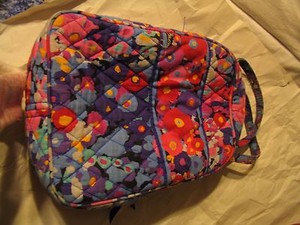 Vera Bradley Lunch Bag Tote L00K with side ID pocket free additional with BIN