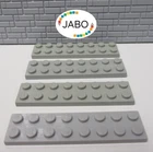 (G2/27) Lego 4x 3034 Plate 2x8 Vintage Light Gray Knights Pirates Star Wars Modular