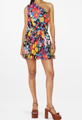 SAINT LAURENT ONE SHOULDER DRESS NWT $3282 Size FR 40 