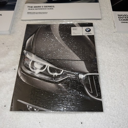 2014 BMW 5-series Owners Manual with Navigation and Case 2013 2015 2016 2017 - Picture 6 of 9