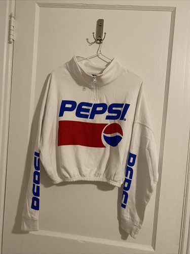Cinched corti Pepsi Felpa Con Logo Taglia M | eBay