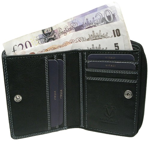 WOMENS LEATHER SOFT GENUINE PURSE WALLET CL53 - Picture 4 of 24