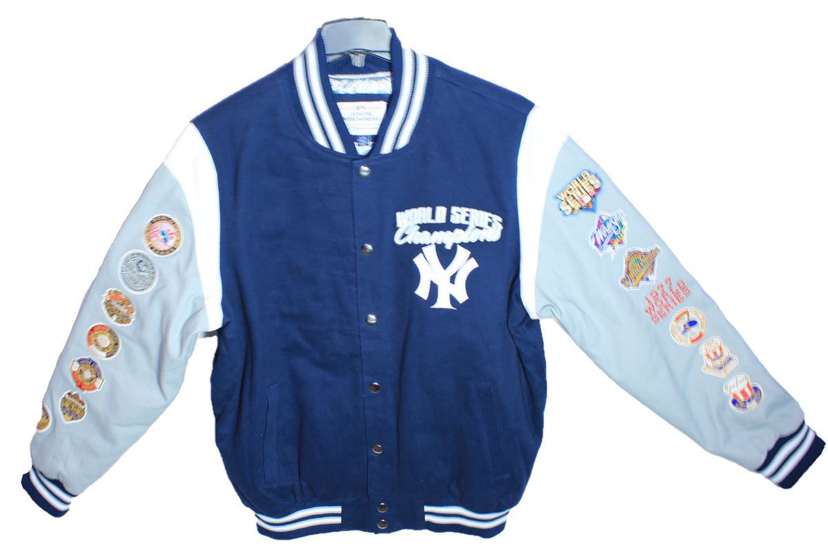 Yankees XL ネイビー ジャケット Men's Basketball NY Yanks Bomber Jacket | MA-1 Baseball
