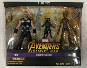 marvel legends thor rocket groot
