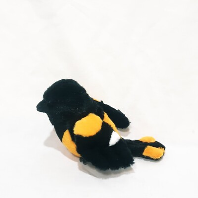 Ganz Webkinz Lil' Kinz Oriole Bird Black Orange Plush Stuffed