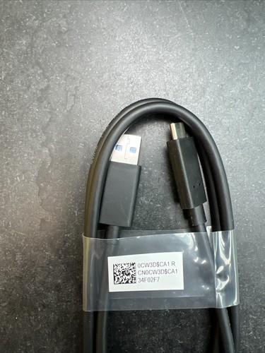 Genunie Dell USB Type-C to USB ,Gen 2 , 3A, 1m Cable 2R4CW - New - Picture 4 of 5