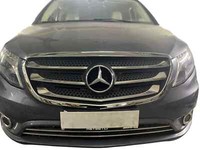 Chrom KüHlergrillleisten FüR Mercedes Vito W447 Bis 2020 Edelstah Chrom (Breit)