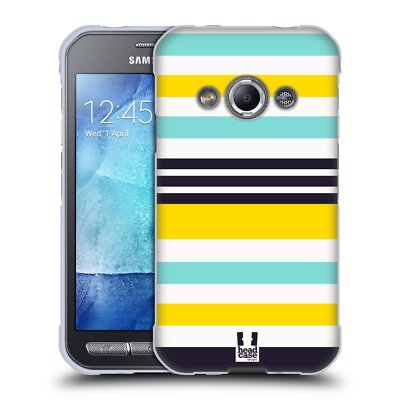 HEAD CASE DESIGNS STRIPES COLLECTION 2 SOFT GEL CASE FOR SAMSUNG PHONES 4