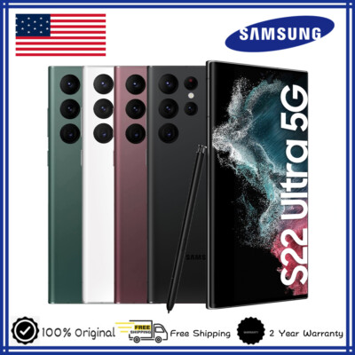 Samsung Galaxy S22 Ultra 5G Factory Unlocked Fast Shipping AT&T T-MOBILE VERIZON