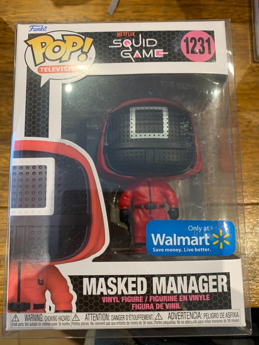 Funko Original 保1 Funko Pop! Squid Game Masked Manager Square #1231 Walmart