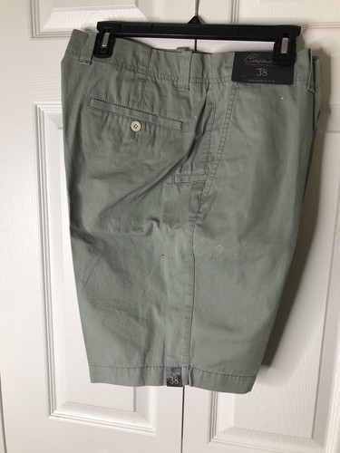 NEW Roundtree & Yorke CASUALS STRAIGHT FIT Shorts Mens 38 Khaki Lt.weight .LIME. - Picture 15 of 17