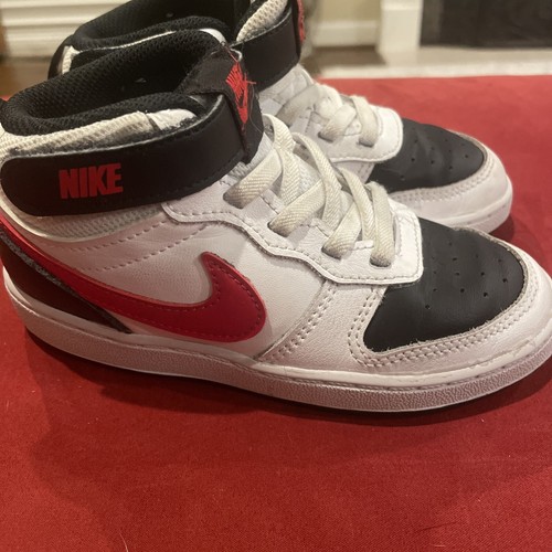 Nike Court Borough Mid 2 Sneakers Shoes CD7784-110 Kid's Sz 10C | eBay