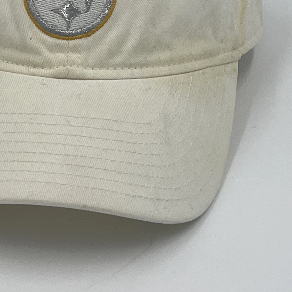 Boné de beisebol ajustável usado Pittsburgh Steelers NFL Strapback - Imagem 4 de 4