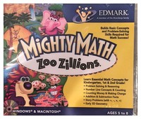 Mighty Math: Zoo Zillions (win/mac, 1996) Brand Sealed - Free U.s. Ship - Xp Mighty Math: Zoo Zillions (win/mac, 1996) Brand Sealed - Free U.s. Ship - Xp