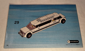 LEGO 3222 Helicopter and Limo Instruction Manuals, Includes 1 of 2 and 2 of 2