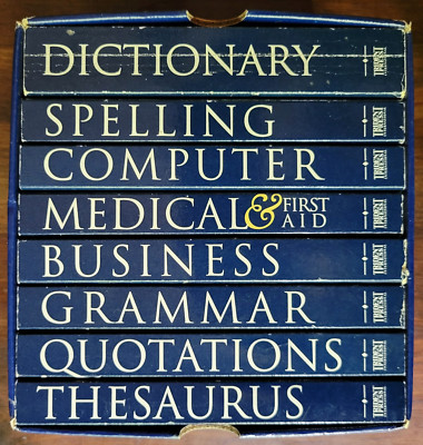 The New Webster's Pocket Reference Library 8 Book Boxed Set