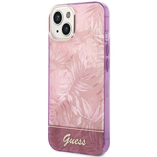 Guess Hard TPU Case for Apple iPhone 14 Plus/15 Plus Pink