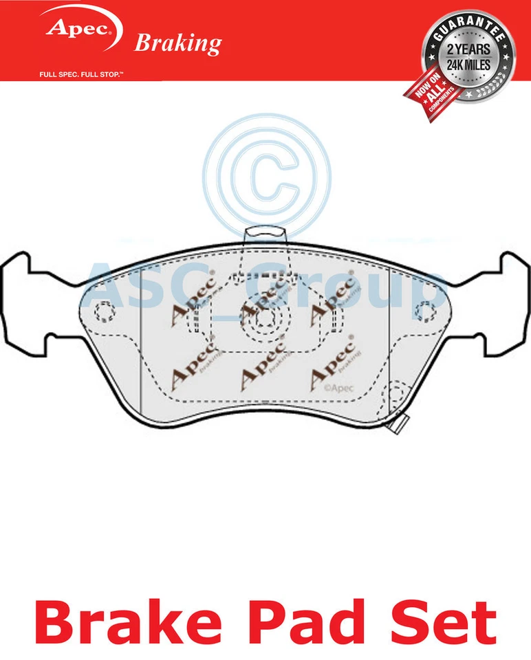 Jeu De Plaquettes De Frein Avant Apec Qualité OE Remplacement PAD1011 - Photo 1/1