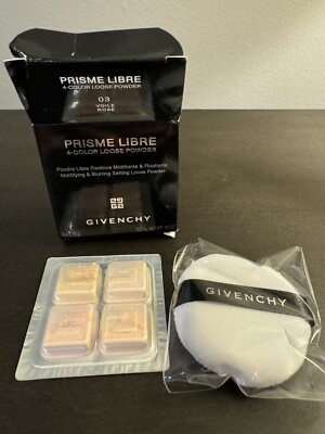 Givenchy Prism Libre Loose Powder 4 Shade Sample Card | eBay