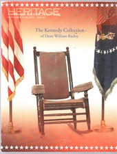 KENNEDY Rudoy Collection HERITAGE 2013 Campaign Memorabilia Rocking Chair Photos