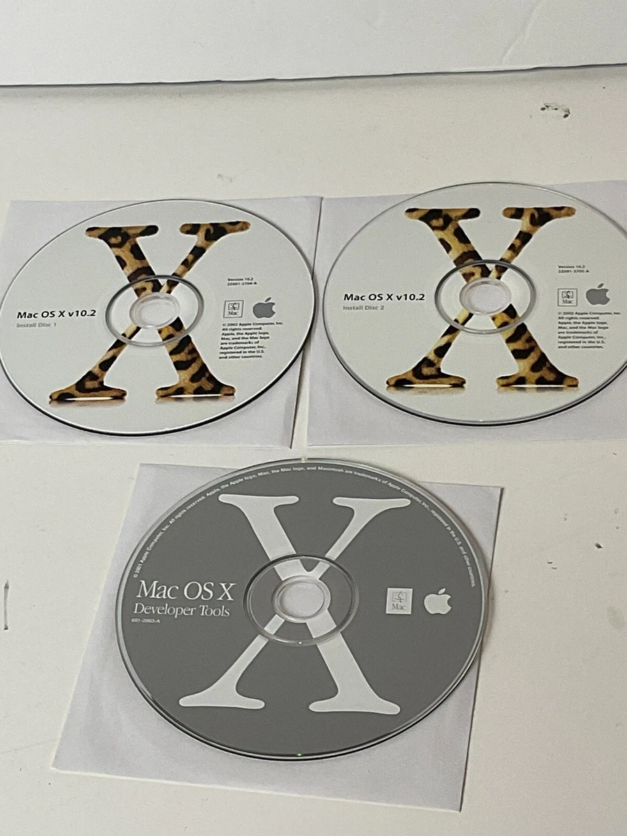 Apple Apple Mac OS X 10.2, Jaguar Operating System Software in