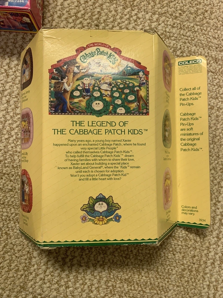 Cabbage Patch Kids Pin-Ups (1983 Coleco) #3934 Brenton Rudy ~ Box Wear - Image 3 of 3