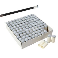 40pcs Billiard Replacement Cue Tips 9/10/12/13mm Cue Head Cover