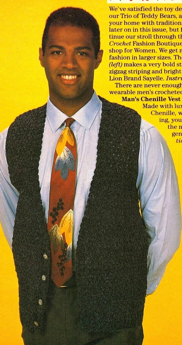 Chenille vest deals