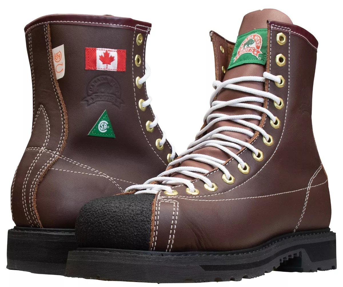 Canada west steel toe top boots
