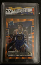 2020-21 Donruss Holo Orange Laser James Wiseman RC HGA 9.5 Warriors #226