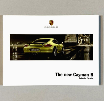 Porsche Cayman R Hardcover Brochure US Version NEW 2011 2012