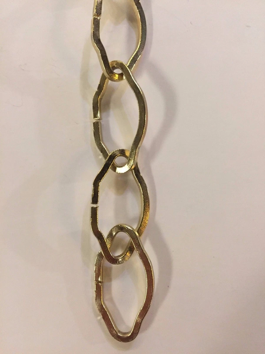 Polished Brass Gothic Chain Chandelier Chain Link Medium Duty NEW