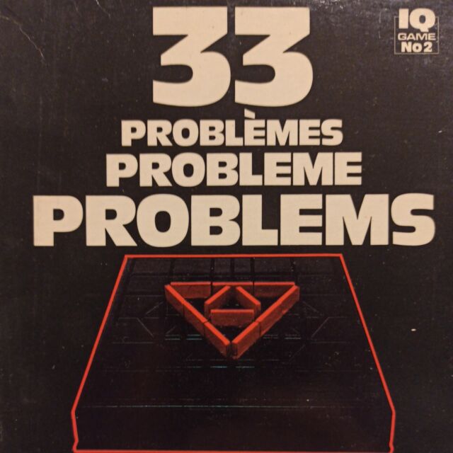 IQ Game - 33 Problems - Gioco d&#039;intelligenza Anni &#039;70-&#039;80
