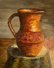 Atmospheric Oil Painting ORIGINAL Impressionist artwork Still Life