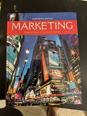 Marketing by Roger A. Kerin and Steven W. Hartley (2016, Hardcover) 9781259573545| eBay