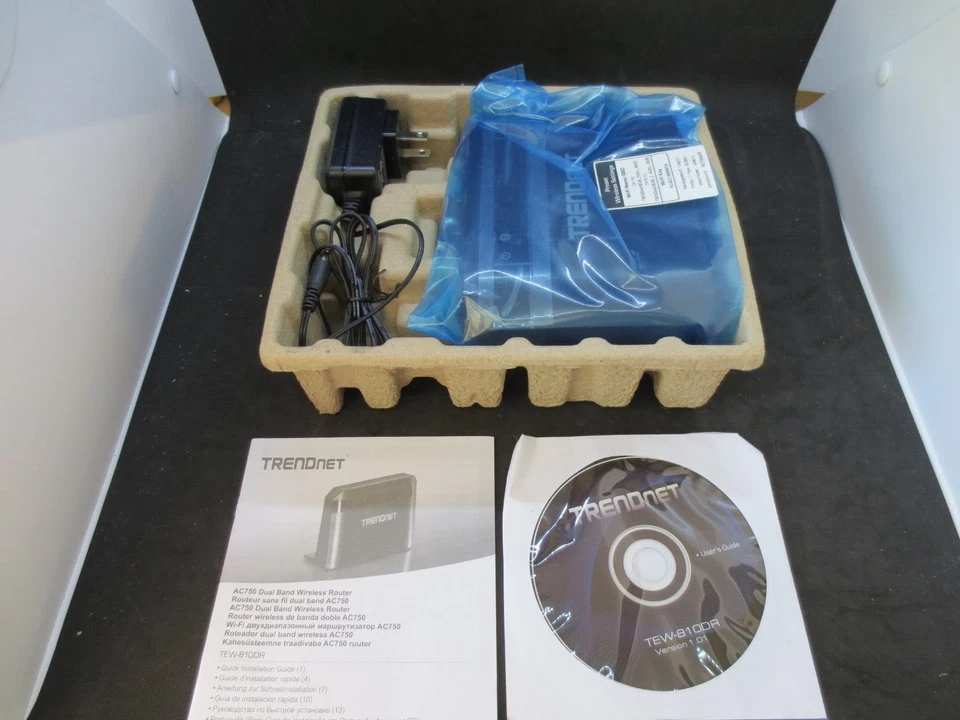 Trendnet TEW-810DR AC 750 Dual Band Wireless Router - WiFi - Brand New - Image 2 of 4