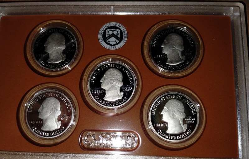 2020-S United States Mint America The Beautiful Quarters Proof Set With C.O.A. 