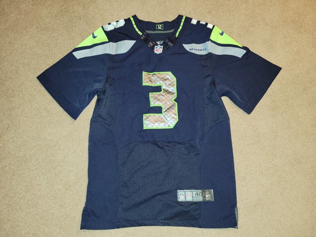 Seattle Seahawks Authentic On Field Nike Stitched Jersey sz 40