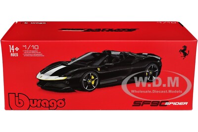 Bburago 1/18 フェラーリ SF90 スパイダー ブラック Ferrari SF90 Spider Assetto Fiorano Black Metallic with