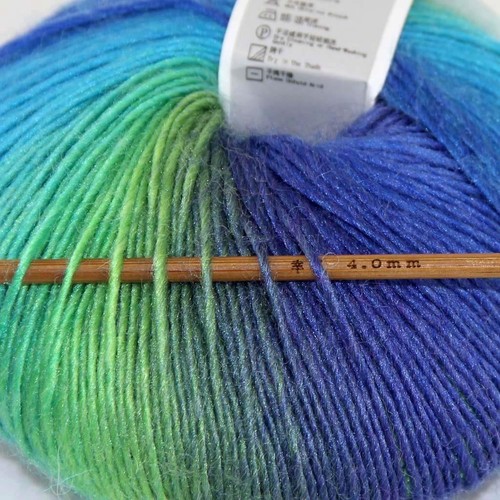 C New 1Skein*50g Cashmere Wool Rainbow Wrap Shawl Knitting Hand Knitwear Yarn 11 - Picture 2 of 24