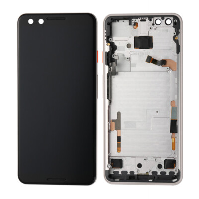 For Google Pixel 3 5.5'' LCD Display Touch Screen Digitizer Assembly+White Frame