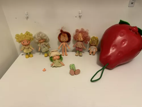 Starberry Shortcake 1980s Vintage Dolls Lot Lemon Meringue Angel Cake Raspberry