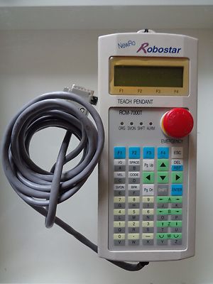 ROBOSTAR  RCM-7000T  ROBOT SYSTEM TEACH PENDANT  FOR RCM2/4 CONTROLLER