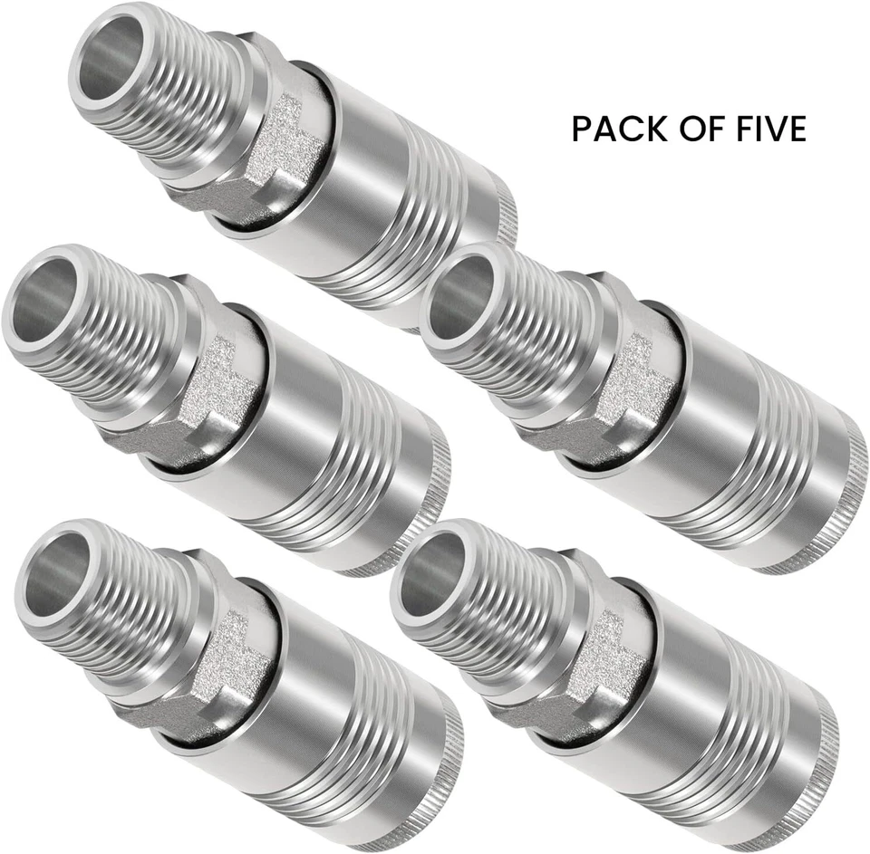 Пневматическая штекерная воздушная муфта для Milton S-1816 G Style 1/2 дюйма NPT 60+ SCFM Air Shop - Изображение 2 из 4