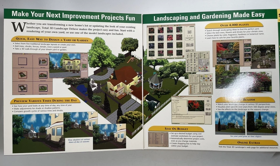 Total 3D Landscape Deluxe V4 (2002)+User Guide Individual Software/New - Image 2 of 4