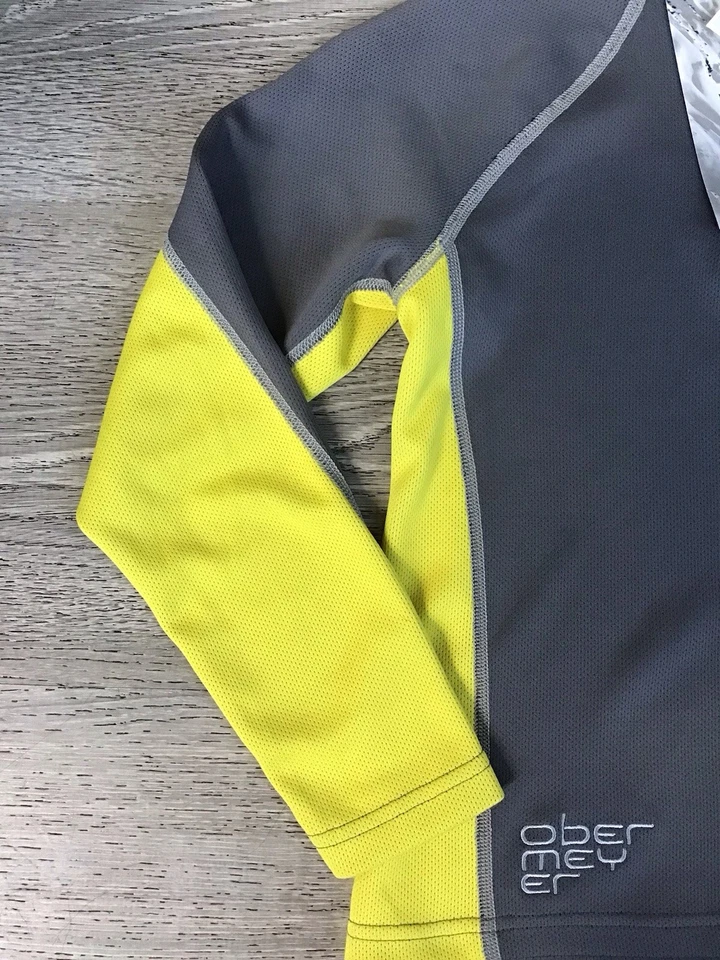 OBERMEYER Juvenil S Flex Cuarto Cremallera 1/4 TOP Jóvenes Niños Nuevo con Etiquetas Manga Larga Gris Nuevo Foto 4 de 4