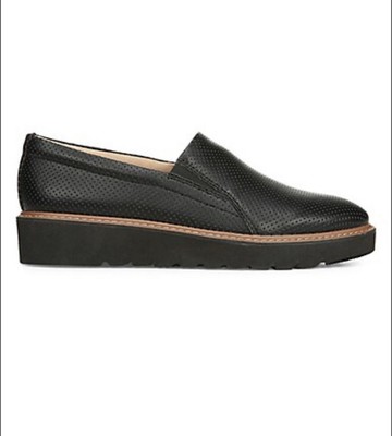 NATURALIZER * Effie Loafer * Black Fabric/Smooth * Sz 9.5 M Excellent!