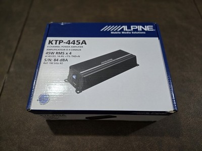 Alpine KTP-445A - 4 Channel Power Amplifier - Open Box - New
