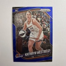 2025 Panini Prizm WNBA Kathryn Westbeld #29 Rookie Blue Velocity RC